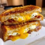 Air Fryer Bacon Fried Egg Sandwich