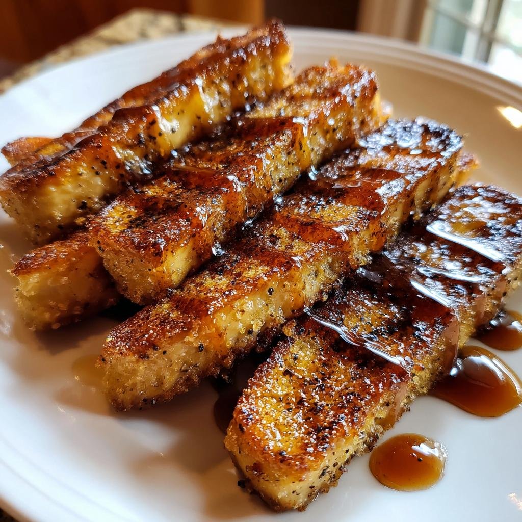 Air Fryer Banana Foster French Toast Sticks - detail 1