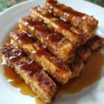 Air Fryer Banana Foster French Toast Sticks