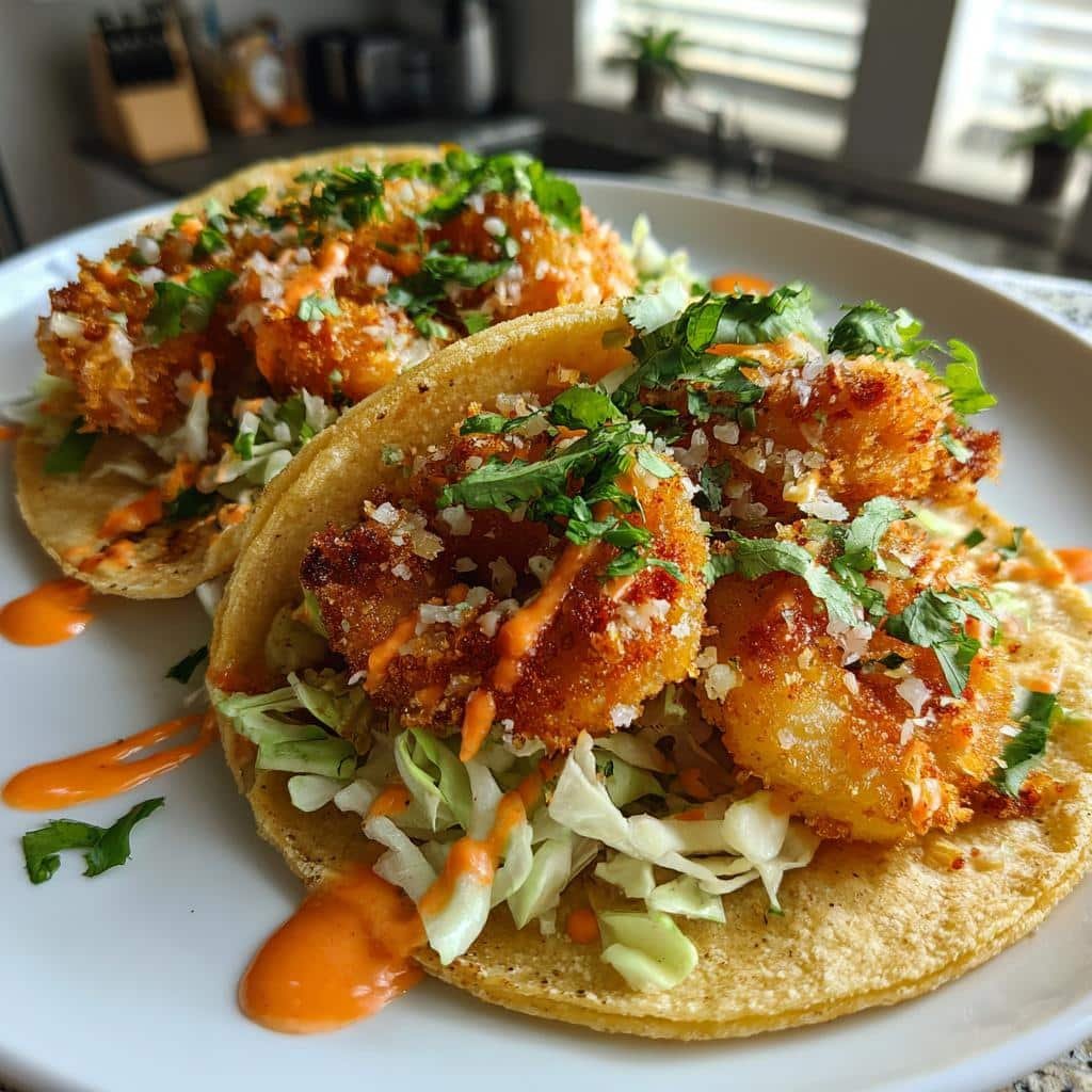 Air Fryer Bang Bang Shrimp Tacos - detail 1
