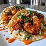 Air Fryer Bang Bang Shrimp Tacos
