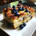 Air Fryer Blueberry Cream Cheese French Toast Casserole Bliss Awaits