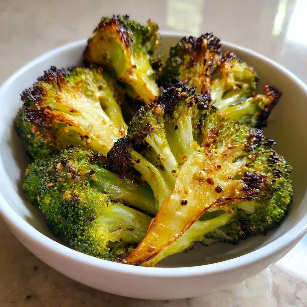 Air Fryer Broccoli - detail 1