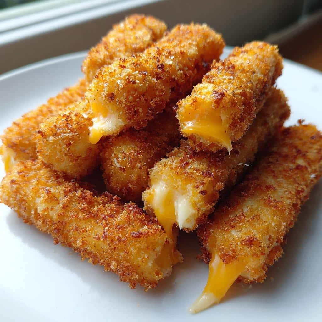 Air Fryer Cheddar Cheese Sticks - detail 1