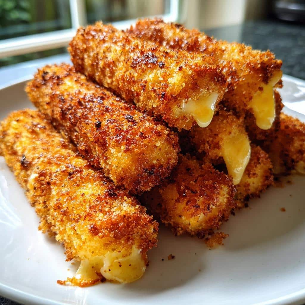Air Fryer Cheddar Cheese Sticks