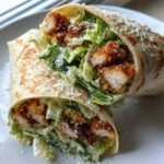 Air Fryer Chicken Caesar Wraps