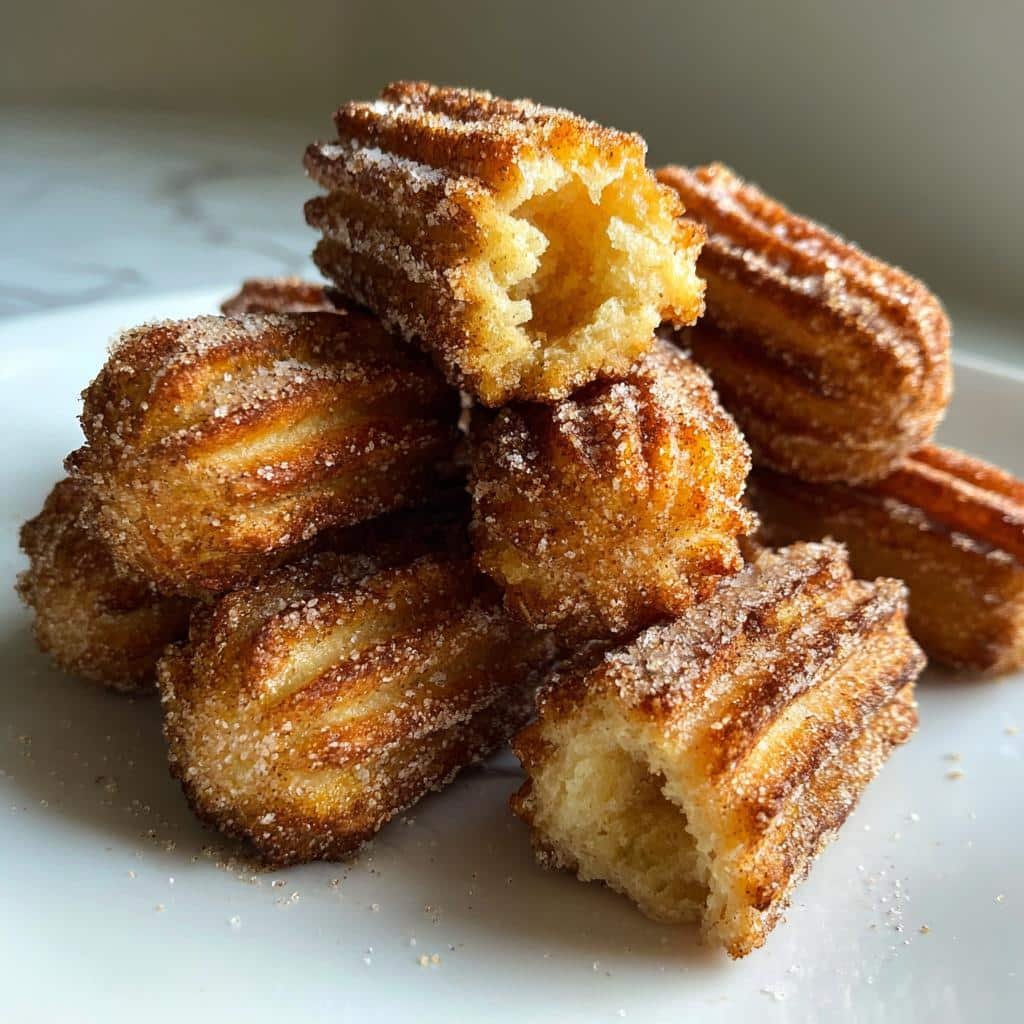 Air Fryer Churro Bites