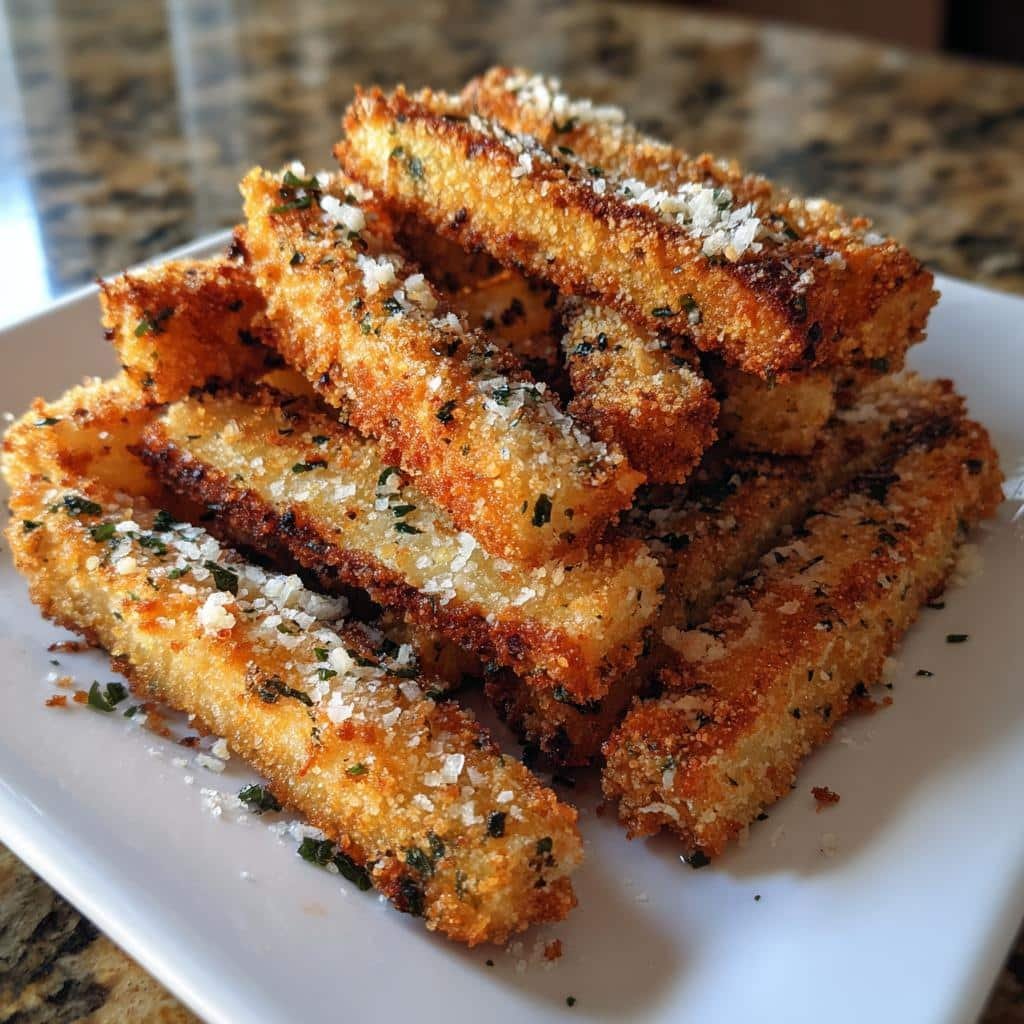 Air Fryer Crispy Eggplant Fries (Italian Style)