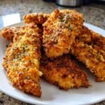 Air Fryer Crispy Parmesan Ranch Chicken Tenders