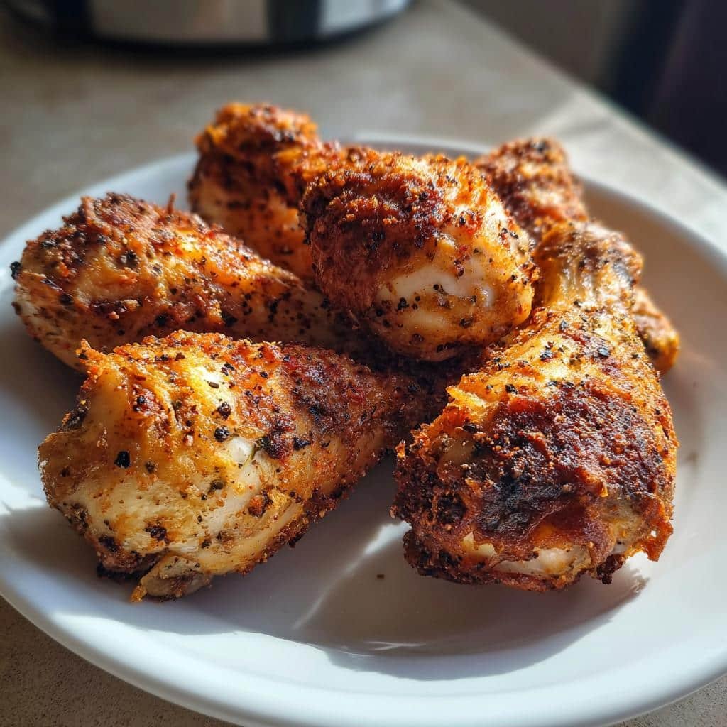 Air Fryer Drumsticks No Oil Recipe - detail 1