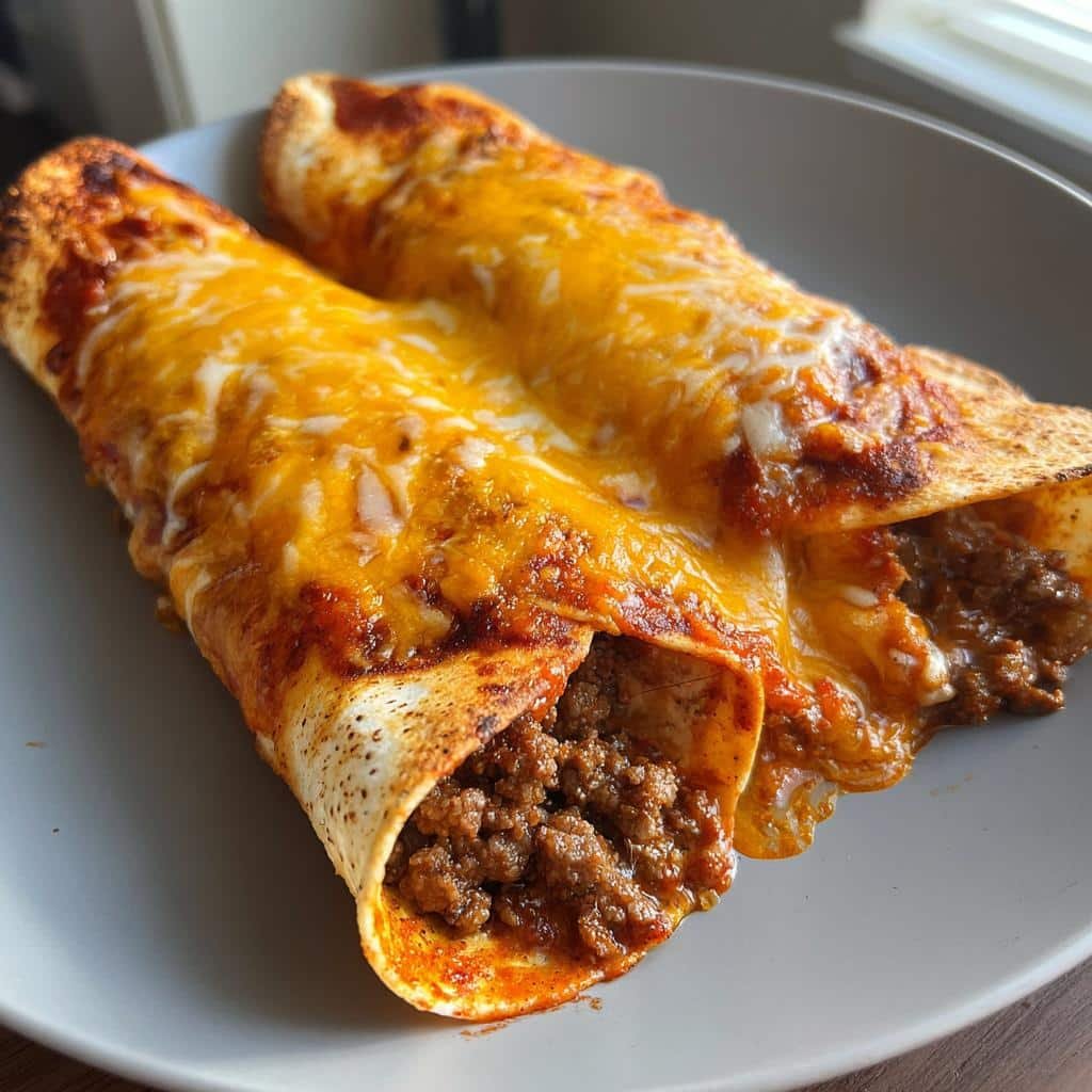Air Fryer Enchiladas (Beef & Cheese) - detail 1
