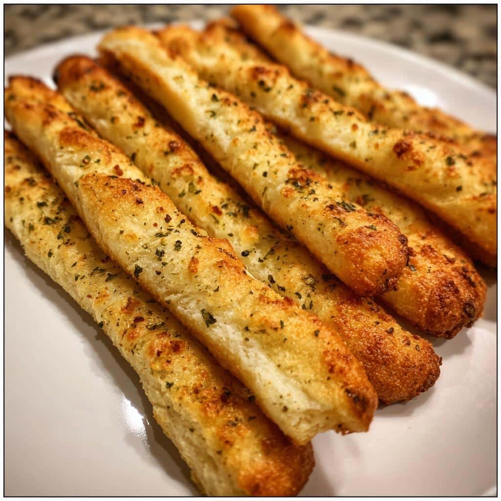 Air Fryer Gourmet Herb Breadsticks