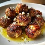 Air Fryer Greek Meatballs (Feta)