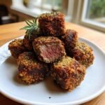 Air Fryer Herb Crusted Beef Bites