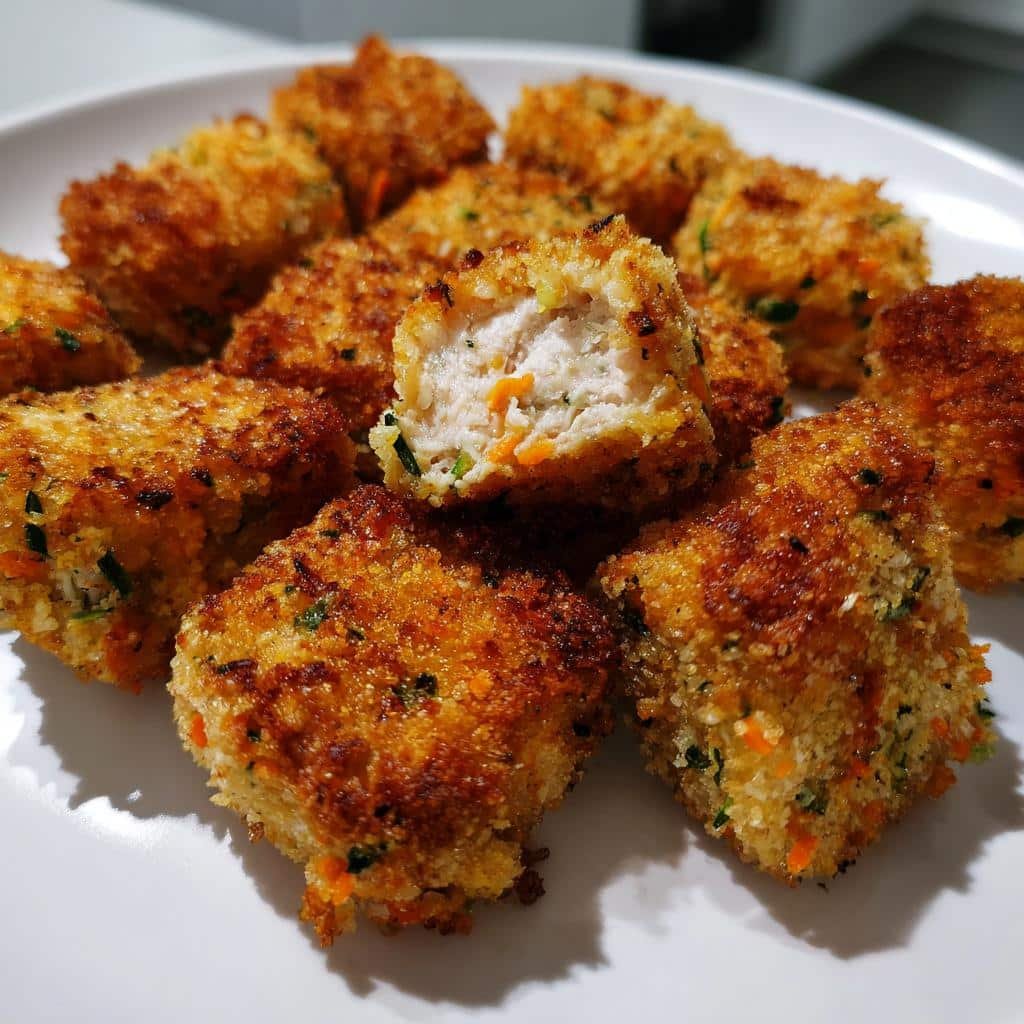 Air Fryer Hidden Veggie Chicken Nuggets