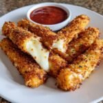 Air Fryer Italian Seasoned Mozzarella Sticks