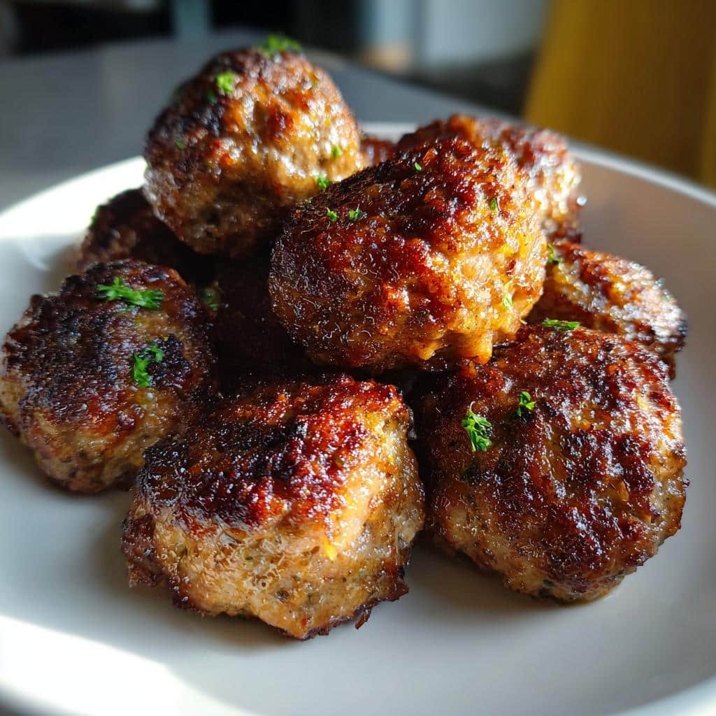 Air Fryer Meatballs in Just 12 MinuteS - detail 1