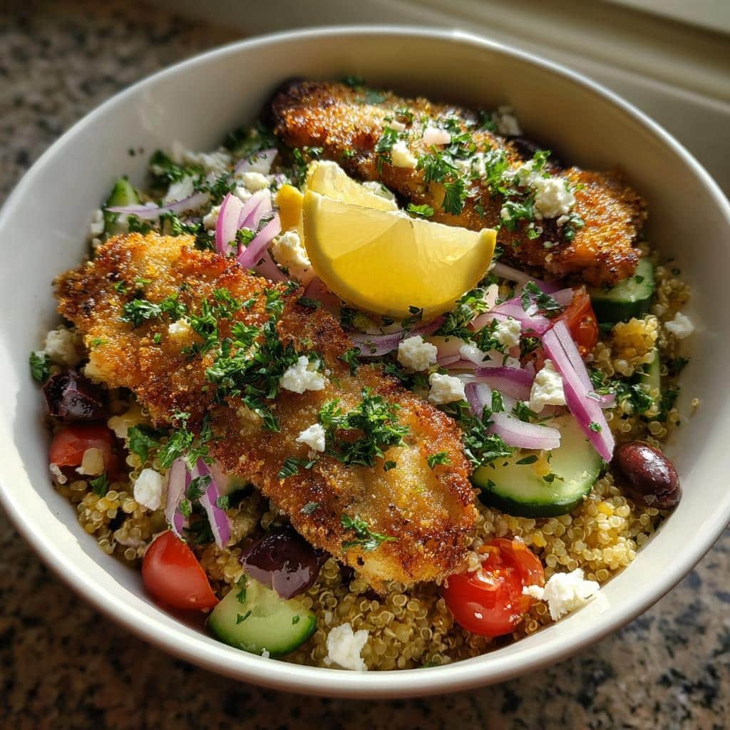 Air Fryer Mediterranean Fish Bowl