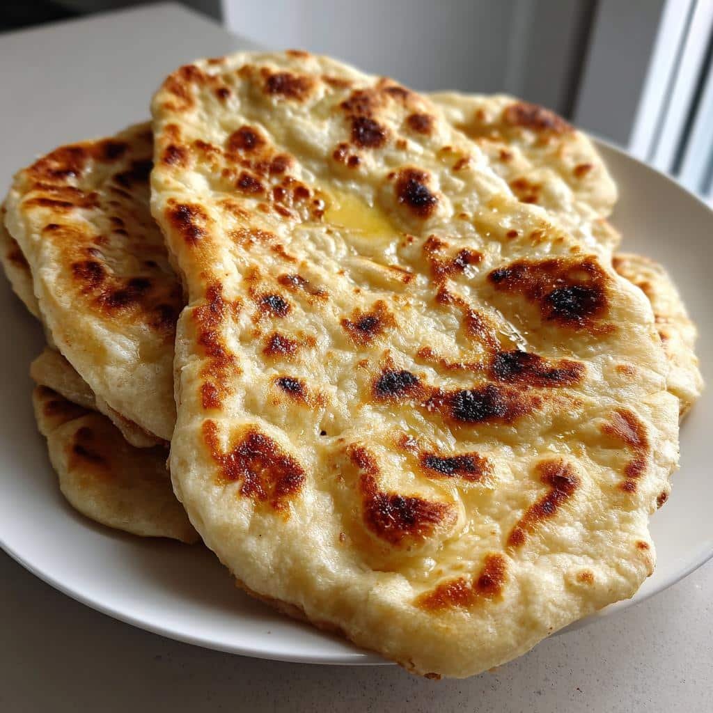 Air Fryer Naan Bread (Indian Flatbread) - detail 1