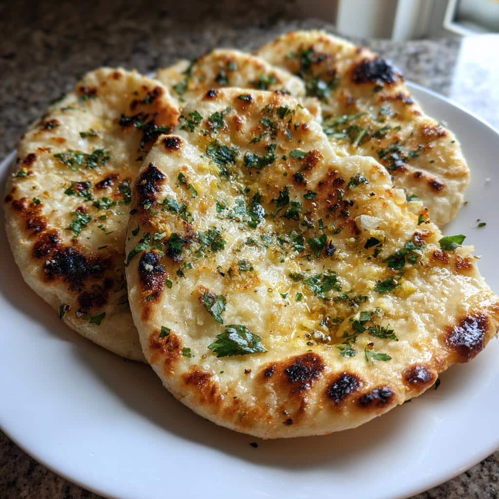 Air Fryer Naan Bread (Indian Flatbread)