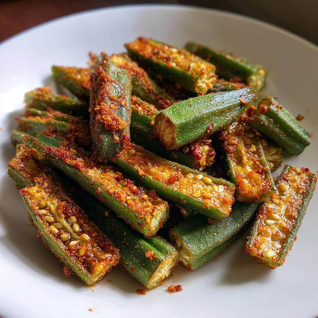 Air Fryer Okra (Smoked Paprika, Crispy) - detail 1