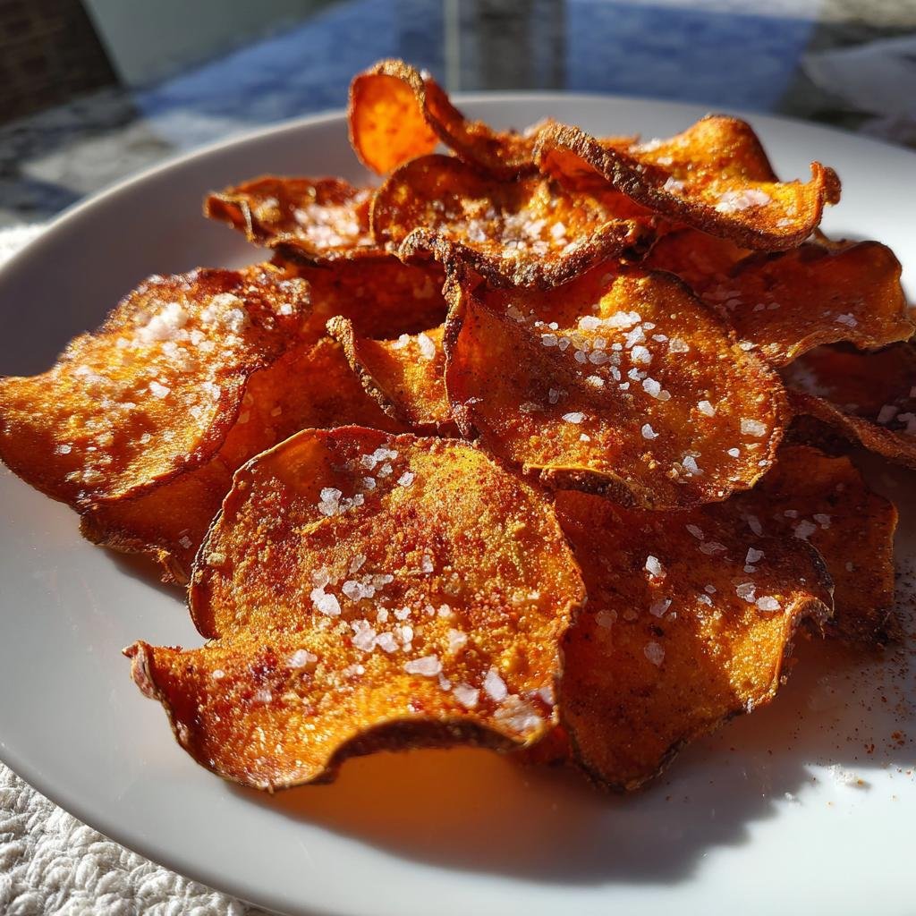 Air Fryer Paleo Sweet Potato Chips - detail 1