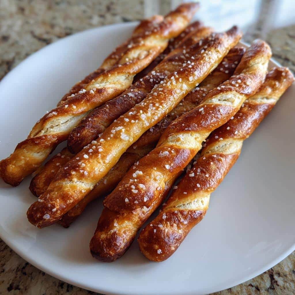 Air Fryer Pretzel Sticks (Homemade)