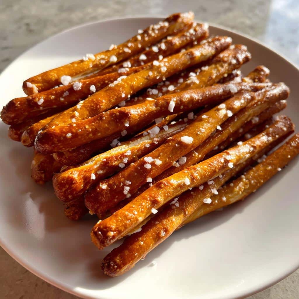 Air Fryer Pretzel Sticks (Homemade)