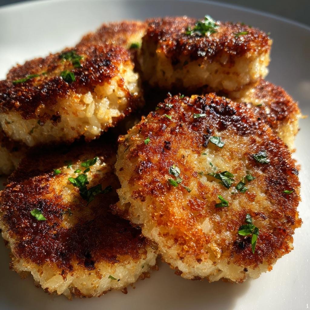 Air Fryer Risotto Cakes (Crispy-Fried Leftover Risotto) - detail 1