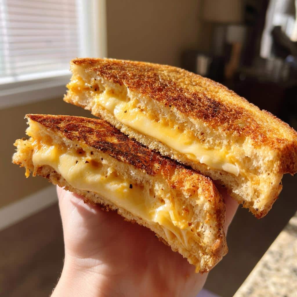 Air Fryer Simple 3-Ingredient Cheese Sandwich - detail 1