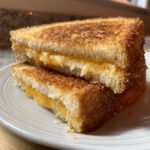 Air Fryer Simple 3-Ingredient Cheese Sandwich