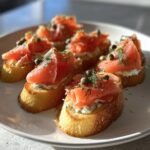 Air Fryer Smoked Salmon Canapés (Upscale)