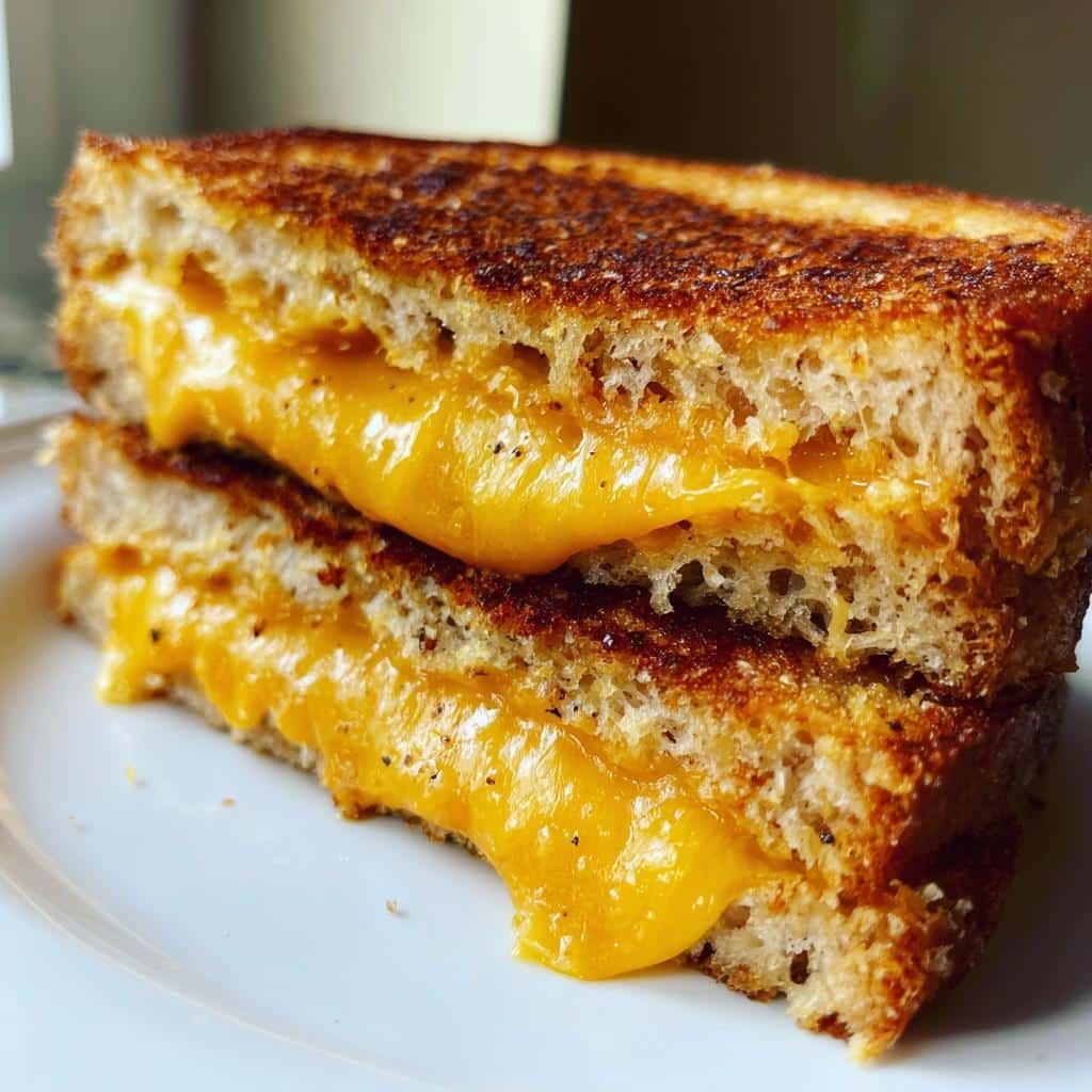 Air Fryer Sourdough Grilled Cheese - detail 1