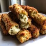 Air Fryer Spinach Artichoke Sticks