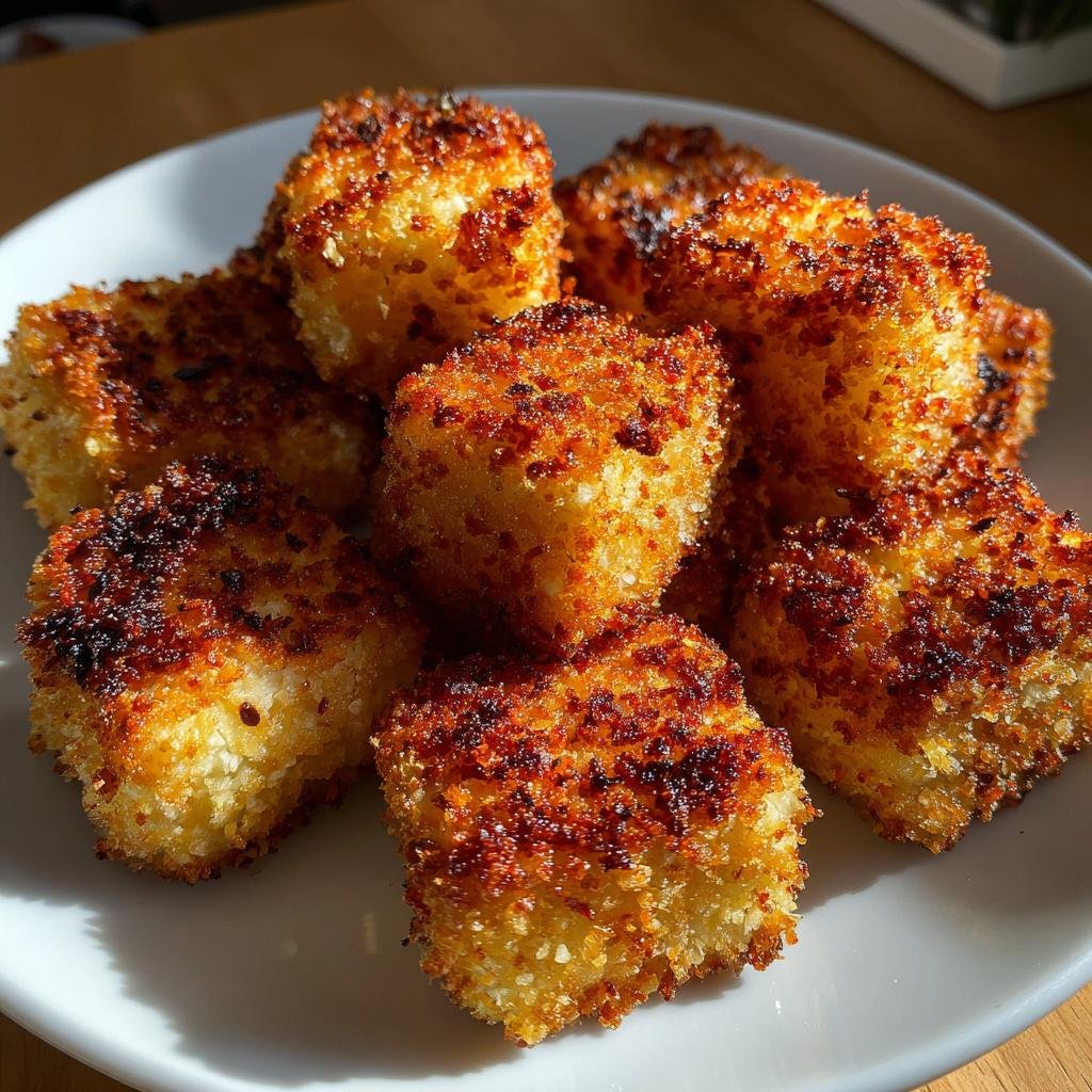 Crispy Air Fryer Tofu Nuggets - Better Than Chicken 4 Air Fryer Tofu Nuggets - detail 1