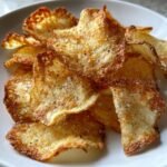 Air Fryer Turnip Chips (White & Golden)
