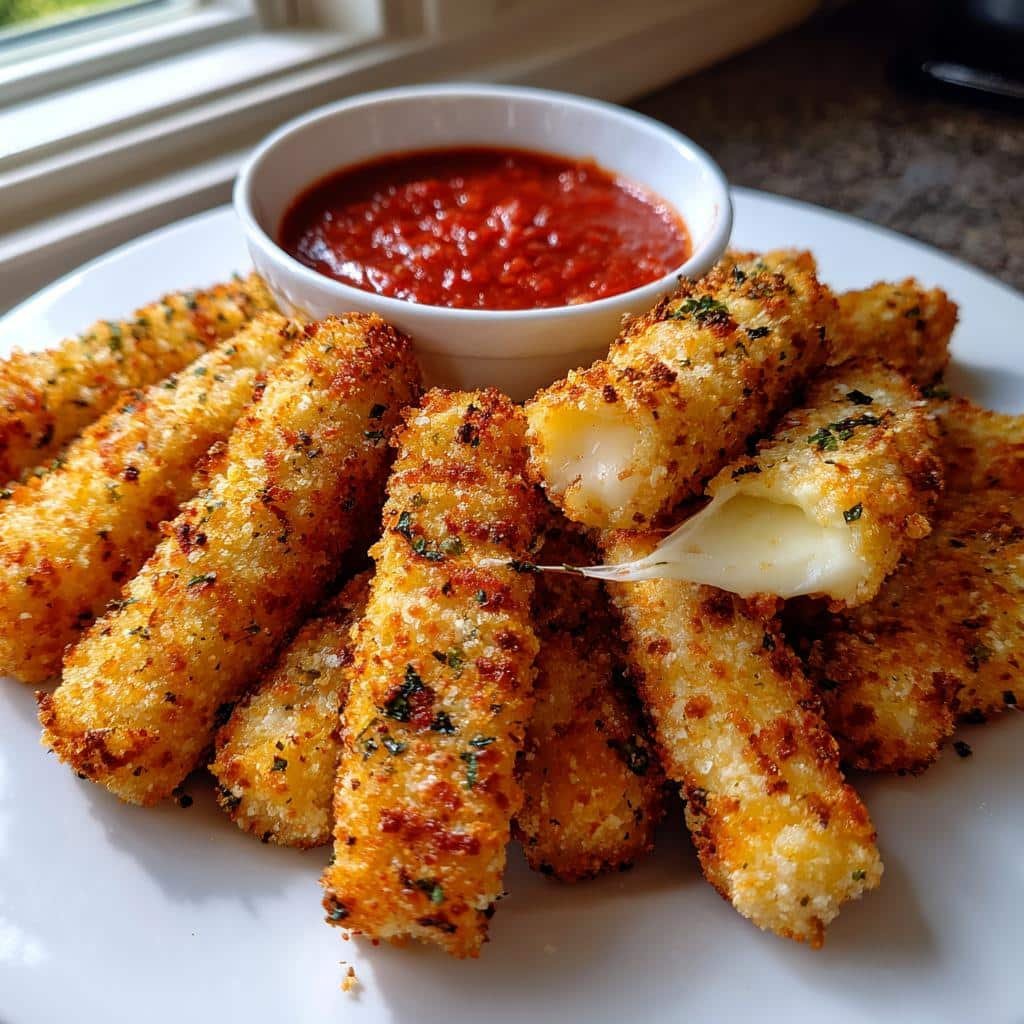 Incredible 30-Minute Air Fryer Vegan Mozzarella Sticks Recipe 4 Air Fryer Vegan Mozzarella Sticks - detail 1
