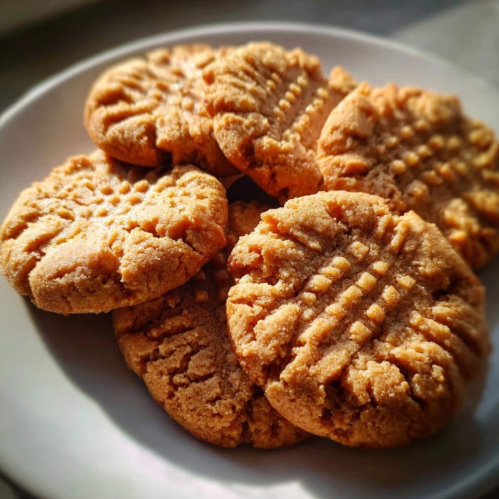 Air Fryer Vegan Peanut Butter Cookies - detail 1
