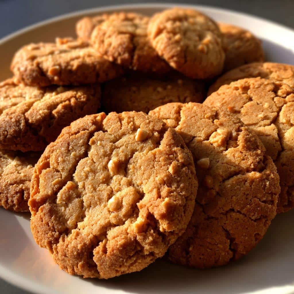 Air Fryer Vegan Peanut Butter Cookies