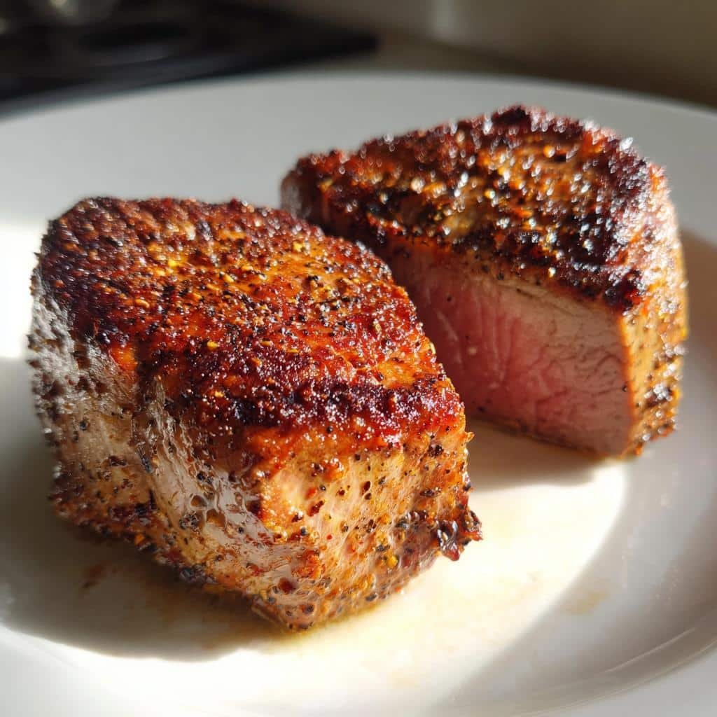 Air Fryer Venison Steaks - detail 1