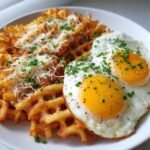 Air Fryer Waffle Fries (Breakfast Style)