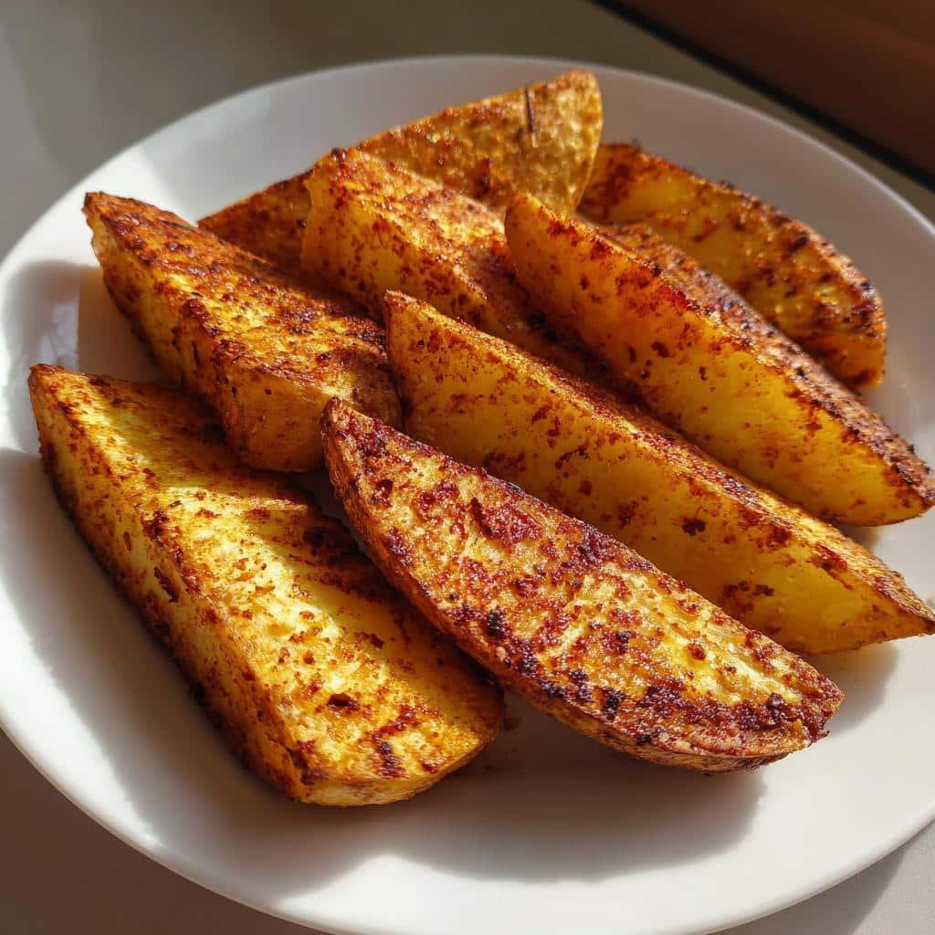 Air Fryer Yam Wedges