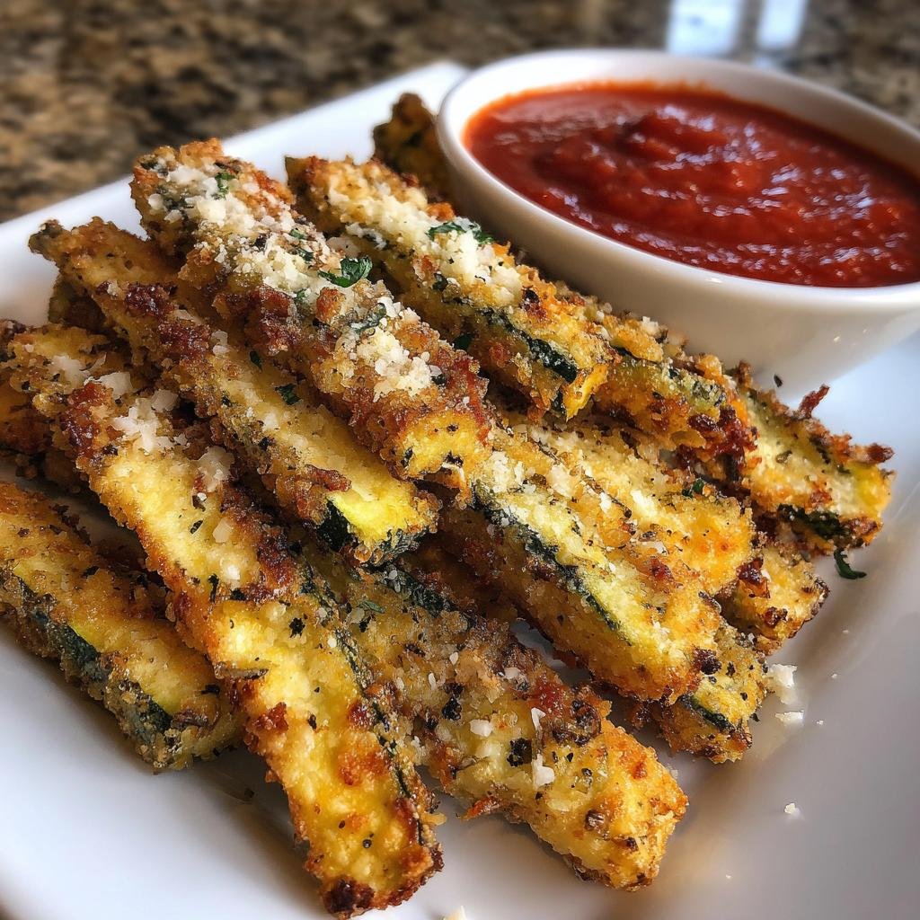 Air Fryer Zucchini Fries - Irresistible 15-Minute Crispy Magic 4 Air Fryer Zucchini Fries - detail 1