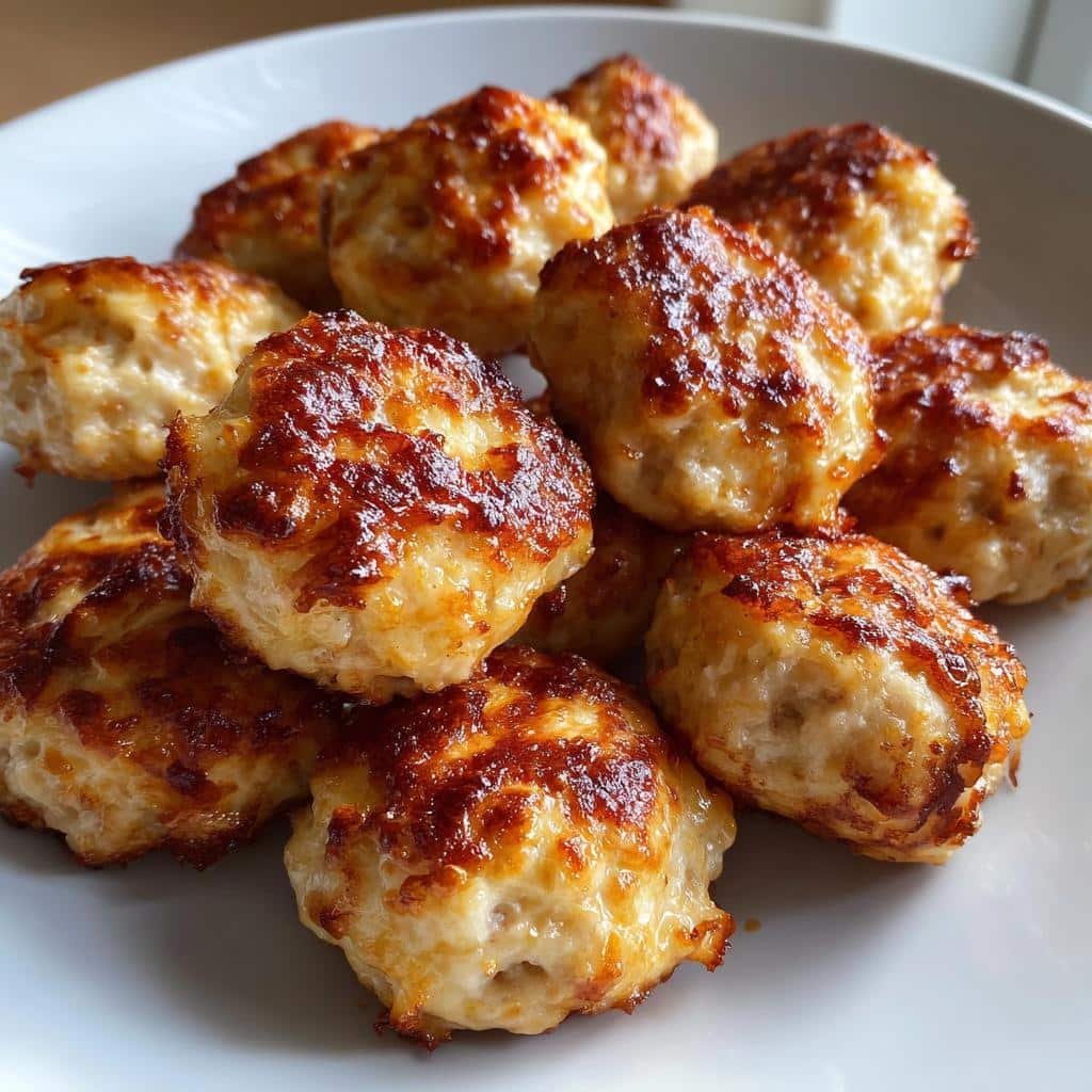 Air Fryer homemade Turkey Sausage Balls