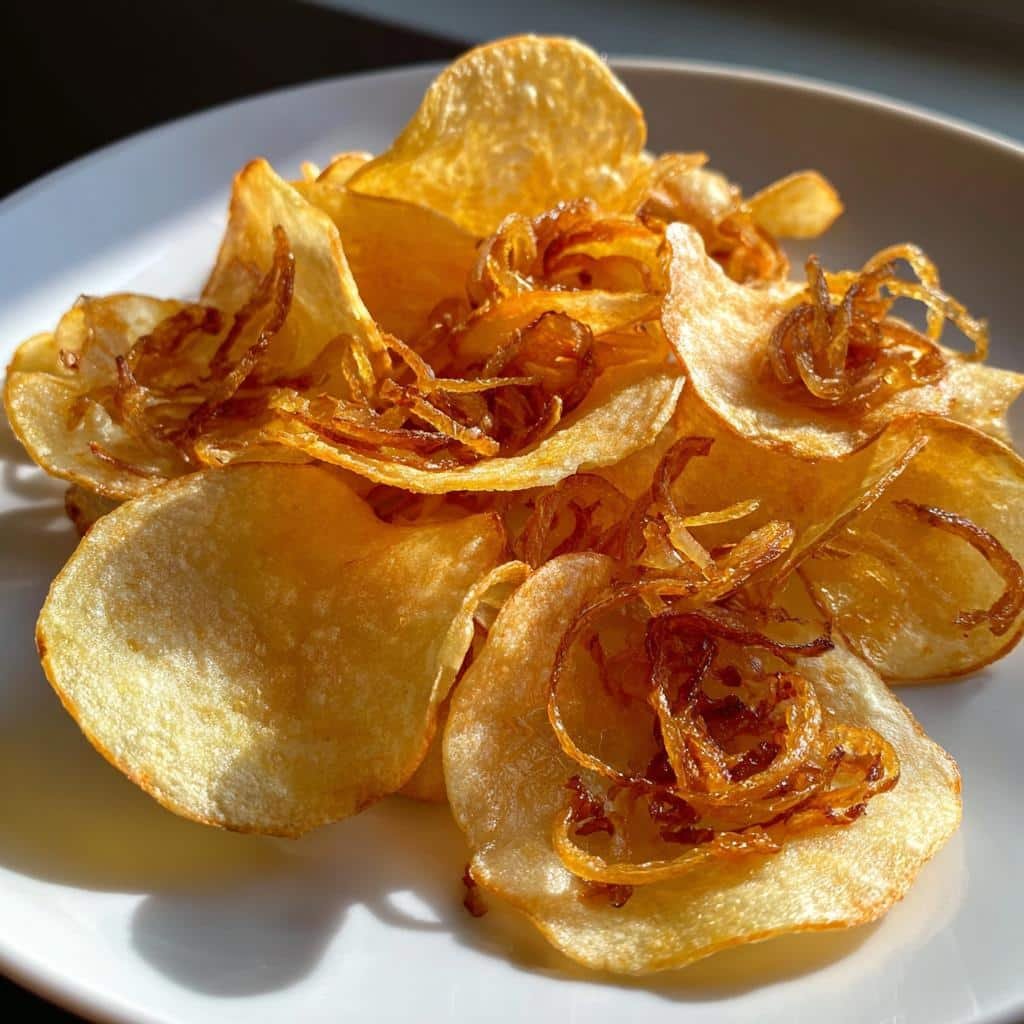 Air FryerCaramelized Onion Potato Chips