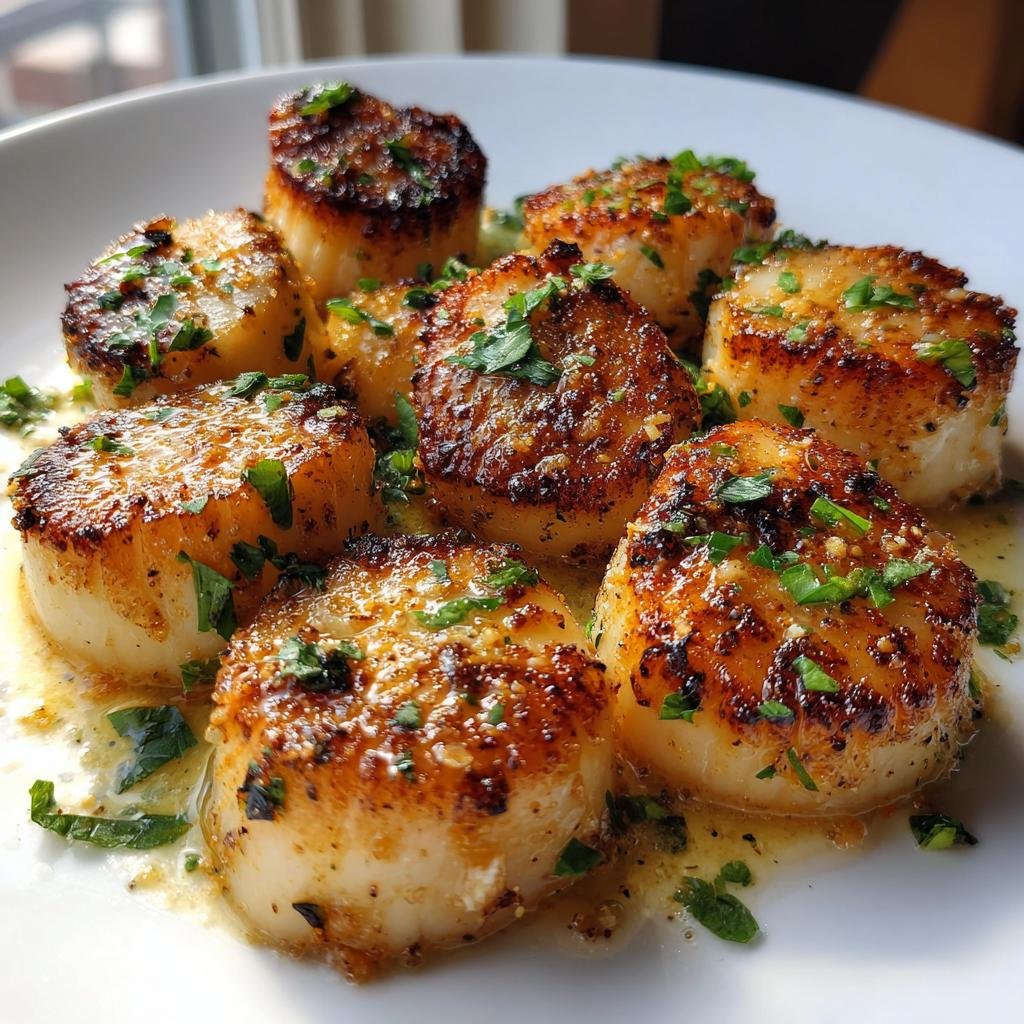 Air FryerGarlic Butter Scallops