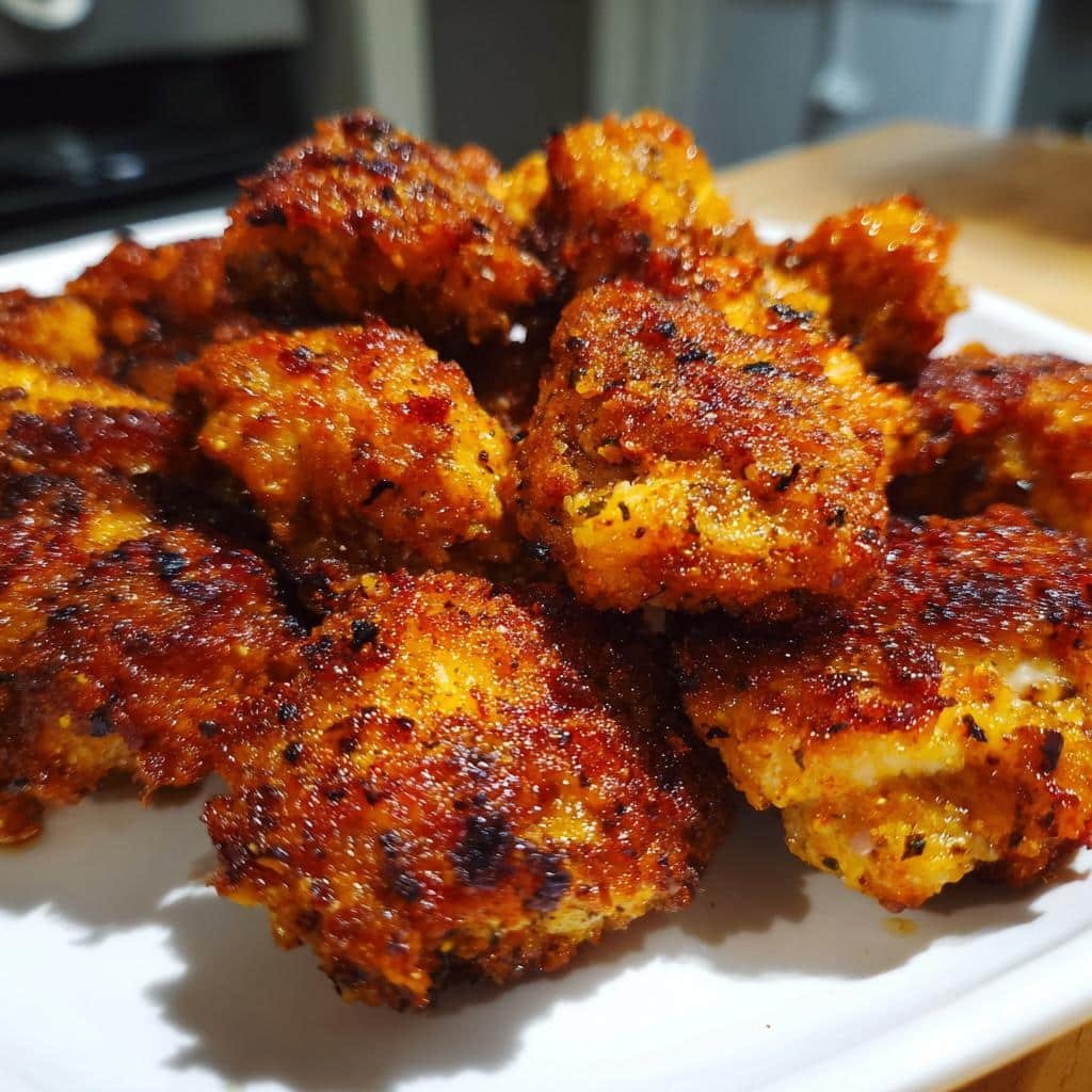 Spicy Air Fryer Jerk Chicken Bites in Just 20 Minutes 4 Air FryerJerk Seasoned Chicken Bites - detail 1