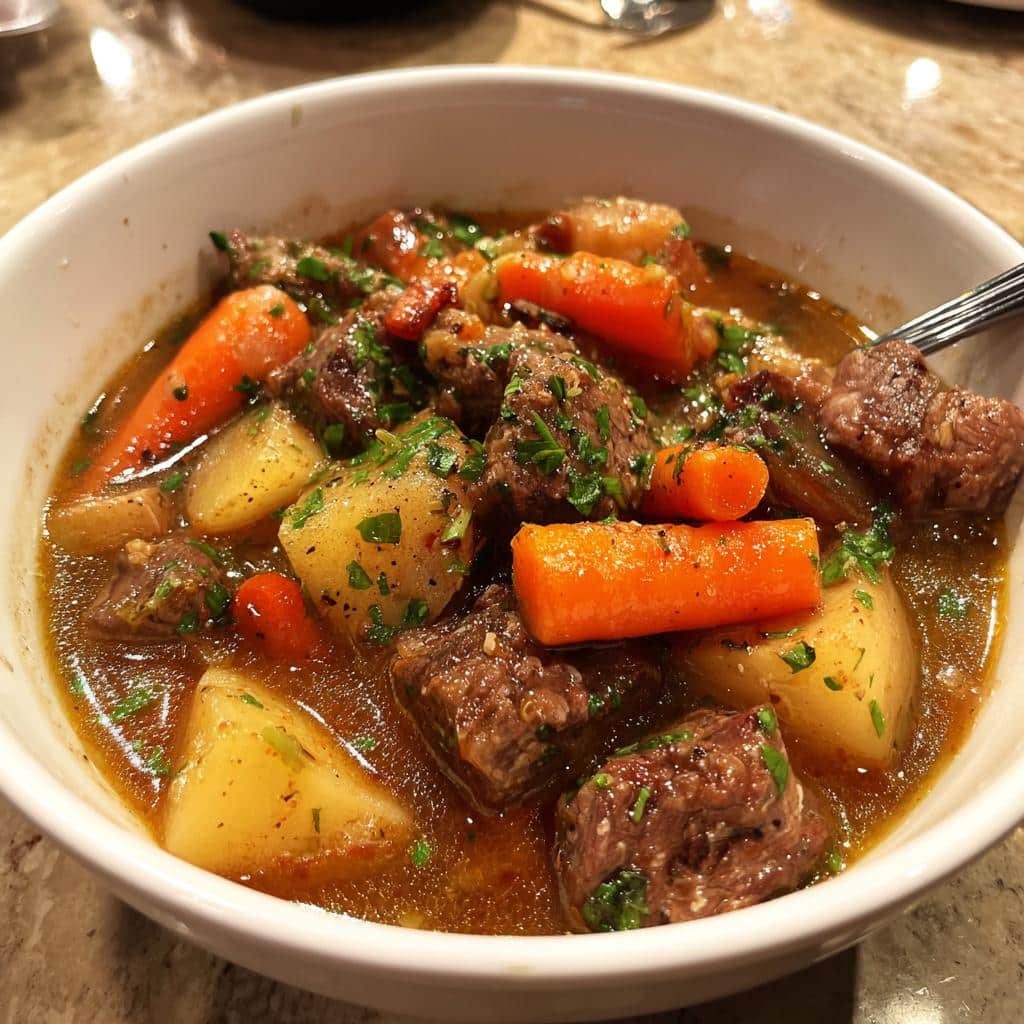 Beef Stew Soup Bowl