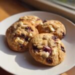 Blackberry Cookies with White Chocolate