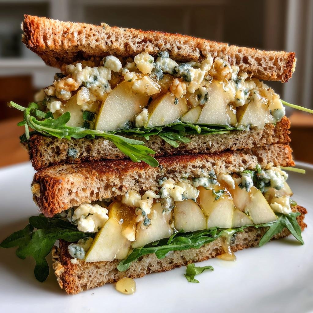 Irresistible Blue Cheese Pear Sandwich in 10 Minutes 4 Blue Cheese Pear Sandwich - detail 1